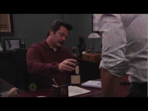 Ron Swanson Drinks Lagavulin