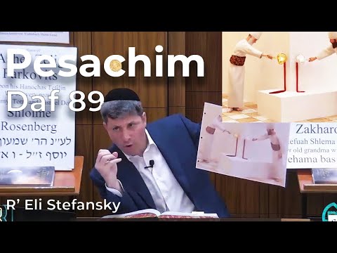 Daf Yomi Pesachim Daf 89 by R’ Eli Stefansky