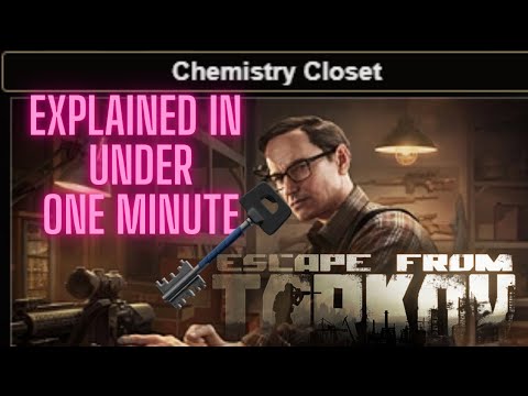 Chemistry Closet Escape From Tarkov Under A MInute Guide Shoreline Mechanic Fast #eft