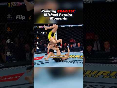 Ranking CRAZIEST Michael Pereira MOMENTS! 😱👊 #shorts #ufc