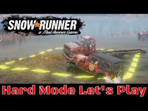 Snowrunner Hard Mode Let's Play | Glitches SUCK! | Episode 8
