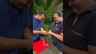 Preparando os imãs para a montagem no motor