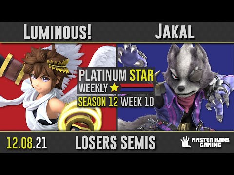 PSW S12:W10 - Luminous! (Pit, Dark Pit) vs Jakal (Wolf) - L Semifinals