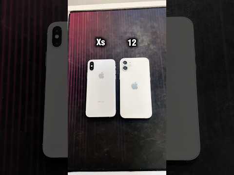 iPhone Xs Vs iPhone 12 || Reboot Up Speed Test! #shorts #shortvideo