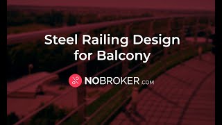 Innovative and Modern Steel Railing Design for Balcony #interiordesign #steelrailing #NoBroker