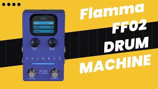 Video thumbnail for FLAMMA FF02 Dual Footswitch Stereo Drum Machine Pedal by Guitar Safari