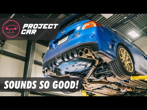Making our STI Type RA Louder with a Magnaflow Catback!