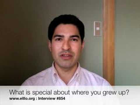 elllo #854 What is special about where you grew up?