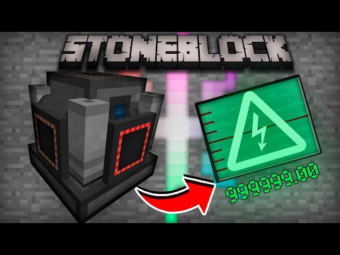 O MELHOR GERADOR DE ENERGIA (Stoneblock )#6