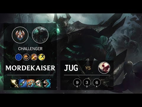 Mordekaiser Jungle vs Lee Sin - EUW Challenger Patch 10.5