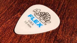 Video thumbnail for Jim Dunlop Tortex Flex 1.00mm guitar pick review by earthsteward9 Guitar Pick Reviews