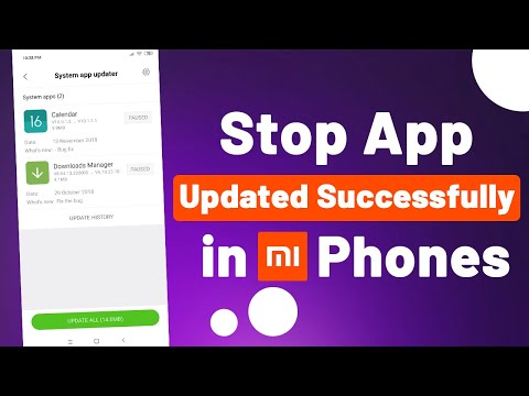 How to Stop Xiaomi/Redmi/Mi Apps Auto Updating Problem | Apps Updated Successfully
