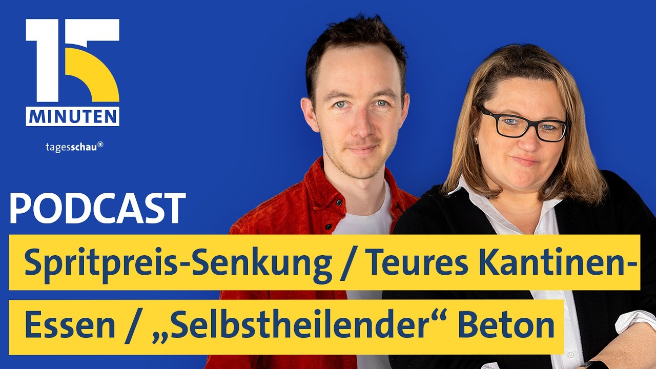 Maßnahmen zur Spritpreis-Senkung / Teures Essen in der Schule / Selbstheilender Beton