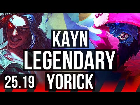 KAYN vs YORICK (TOP) | 52k DMG, Legendary | EUW Master | 25.19