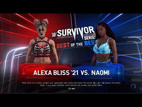 WWE 2K22 | Alexa Bliss vs Naomi