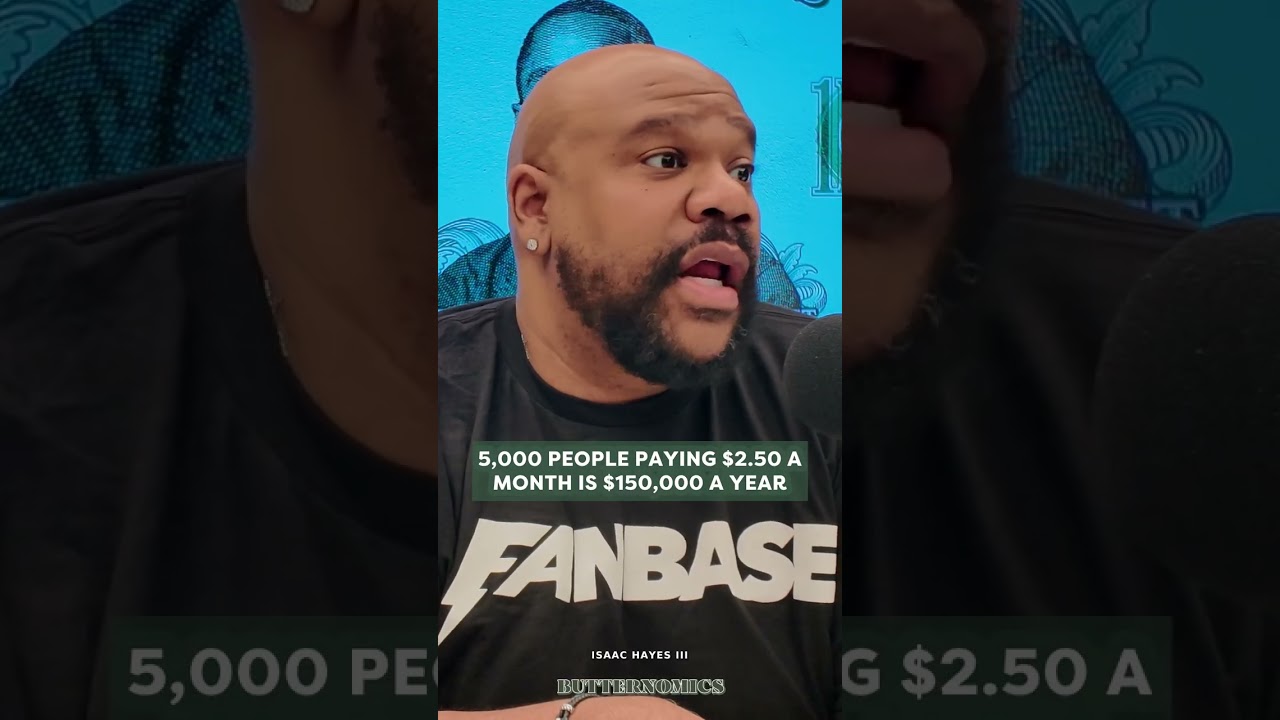 5,000 fans at $2.50 is $150K a year