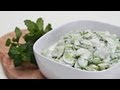 Cucumber Salad with Greek Yogurt and Fresh Mint