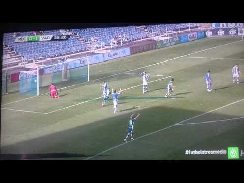 Recreativo 0-2 Valladolid 2015 - Gol de chilena de Oscar González