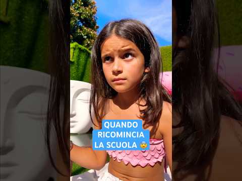 QUANDO RICOMINCIA LA SCUOLA 🥲 Bambini di oggi - iPantellas