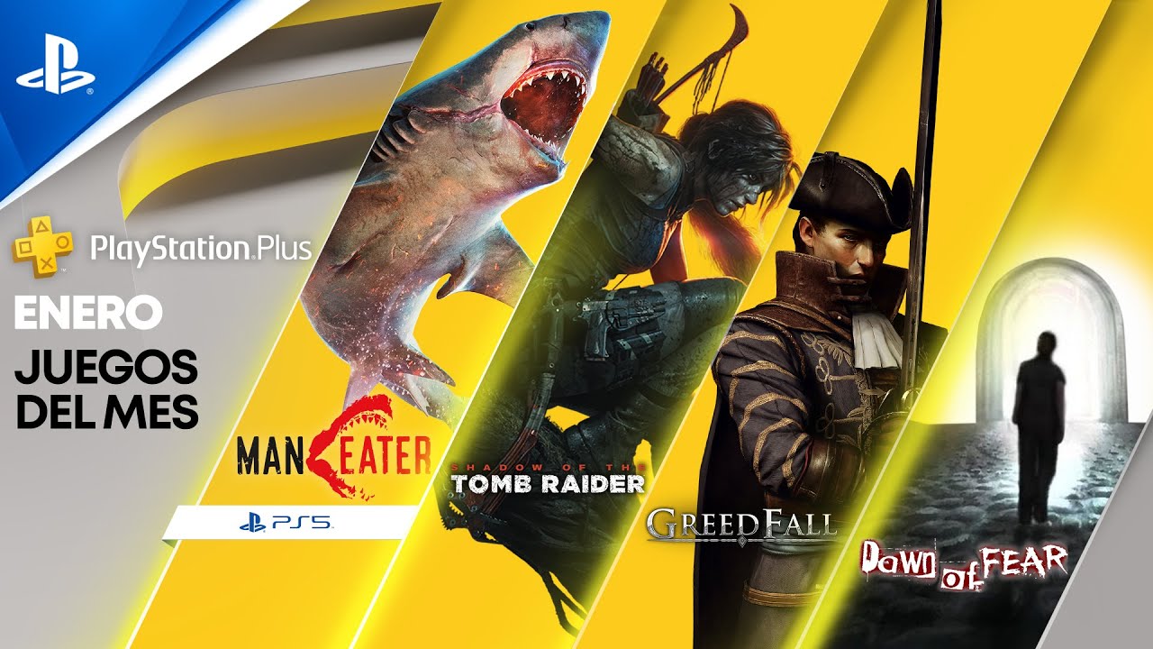 Juegos de PlayStation Plus de enero: Maneater, Shadow of the Tomb Raider , Greedfall y Dawn of Fear como juego extra
