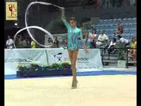 Dóra Vass (HUN) junior ribbon Portimao 2006