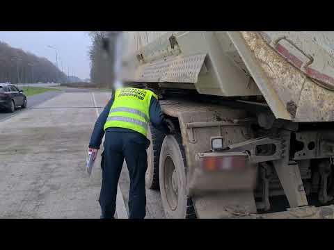 Wywrotka przeładowana o ponad 12 ton