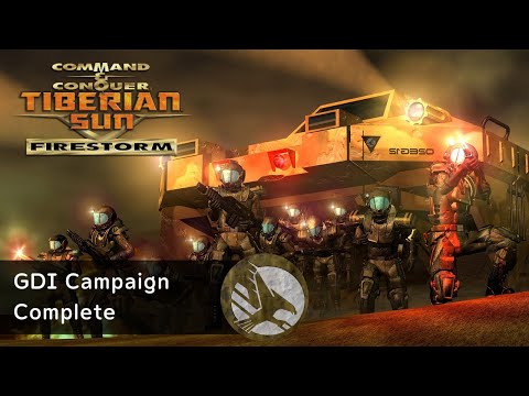 C&C Tiberian Sun: Firestorm - GDI Campaign Complete Walkthrough Full Playthrough Longplay Gameplay