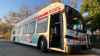 Front Window Ride | SEPTA Route 64 Full Route To Pier 70, With DE40LFR #8459!