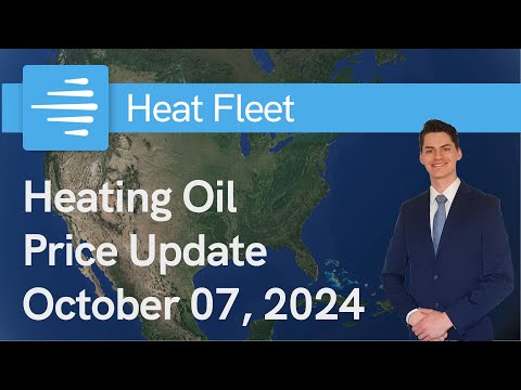 Weekly Heating Oil Price Trend September 30 - October 7, 2024 Graph of U.S. heating oil prices from September 30 - October 7, 2024, with a fuel truck. Prices fluctuate slightly around $3.08.