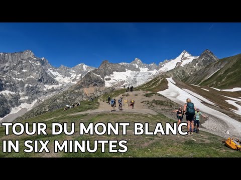 Tour Du Mont Blanc. Scenic highlights of the Full Route