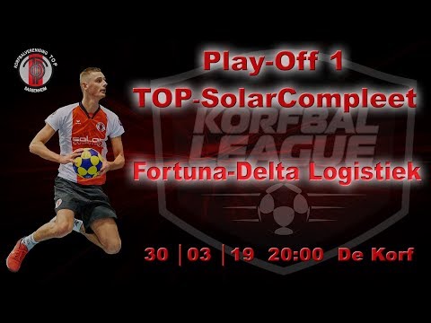 Play-Off 1: TOP/SolarCompleet 1 tegen Fortuna/Delta Logistiek 1, zaterdag 30 maart 2019