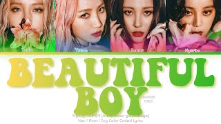 Wonder Girls (원더걸스) 아름다운 그대에게 (Beautiful Boy) Color Coded Lyrics (Han/Rom/Eng)