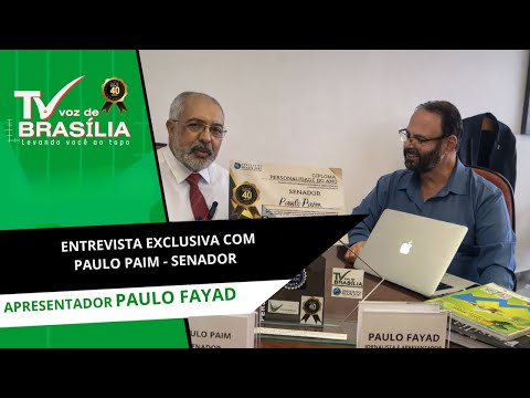 Deijanete Fayad e Senador Paulo Paim