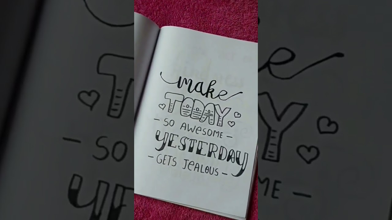 Quote doodling art transition #shorts #quotes