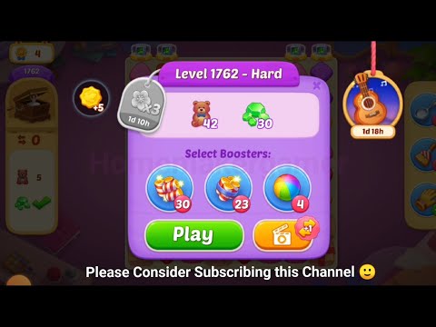 Matchington Mansion Level1762(Hard Level), Level 1763 & Level 1764 - iOS/Android