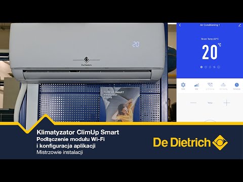 Klimatyzator ClimUp Smart-podłączenie modułu Wi-Fi i konfiguracja aplikacji | Mistrzowie Instalacji - zdjęcie