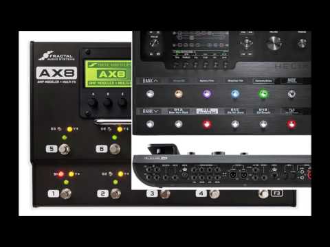 Fractal Audio AX8 vs Line 6 Helix    Basic fender clean