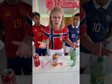 Every Time Haaland Chose a Drink, This Happened ✂️😳 #parody #football #haaland #worldcup
