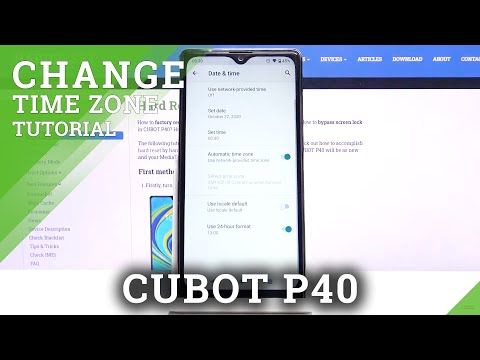 How to Set Up Date & Time in CUBOT P40 – Time Settings