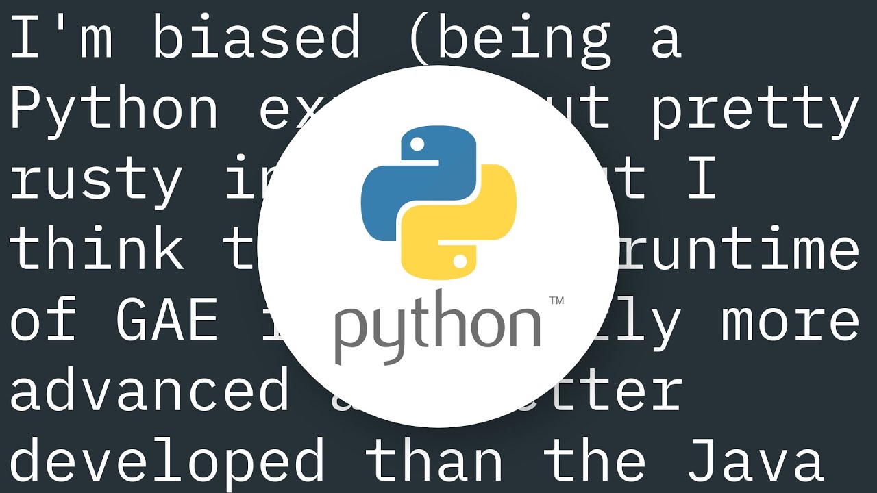 Choosing Java vs Python on Google App Engine