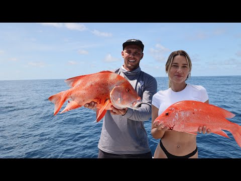 REEF ADDICTS Deep Sea Fishing ! RACE THE SHARKS!!! 🎣 🦈 🚤