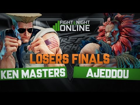 【Losers Finals】Ken Masters ( Guile ) vs Ajeddou ( Akuma ) - Fight Night Online #05