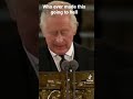 King Charles speech after queen died 😳