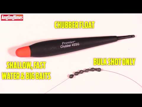 How to set up river fishing floats