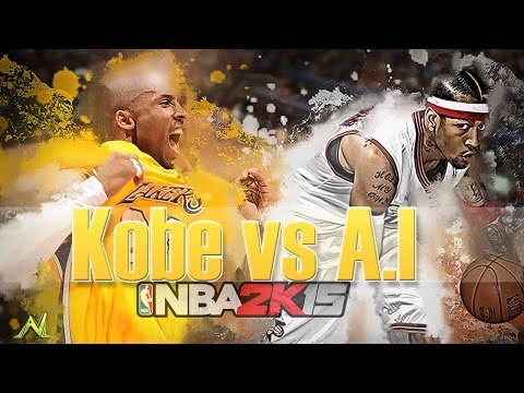 NBA 2K15 ANSWER v.s BLACK MAMBA  - Allen Iverson v.s Kobe Bryant - 2001 GM1 Finals