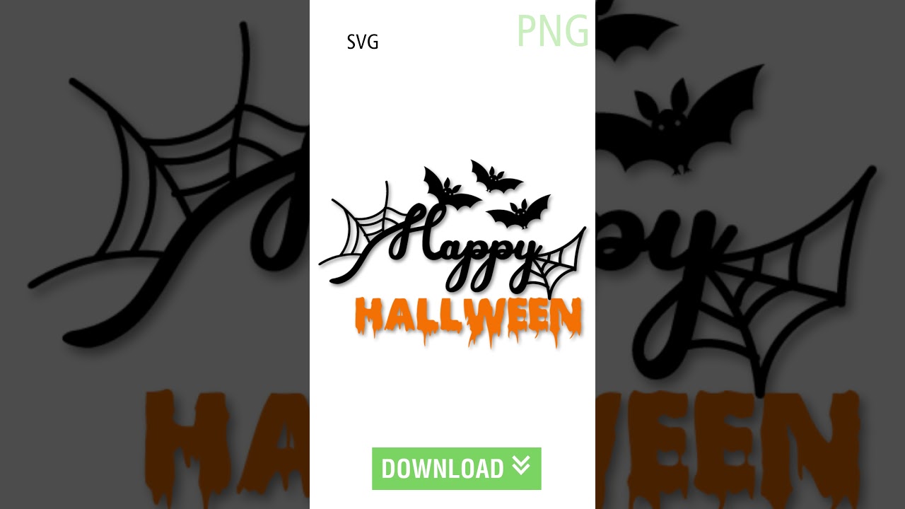 Happy Halloween svg - happy Halloween png - Halloween clipart - Halloween eps - Halloween svg