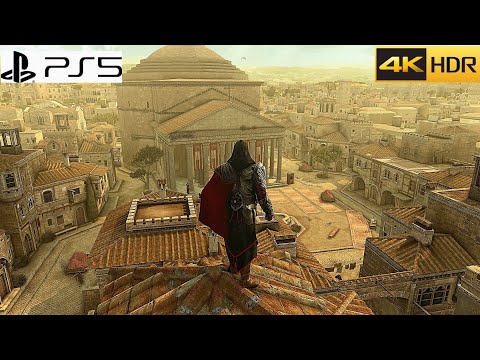 Assassin's Creed brotherhood (PS5) perfect parkour sequence [4K HDR]