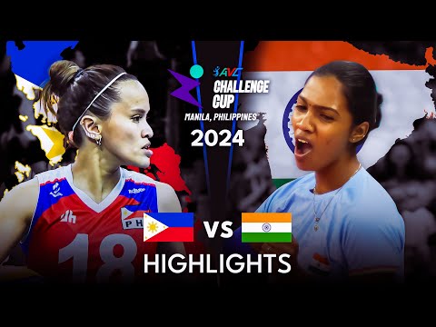 LEGENDARY MATCH | PHILIPPINES vs INDIA | AVC Challenge Cup 2024