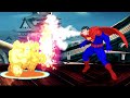 SUPERMAN Vs PYRON Amazing High Level SUPER Fight