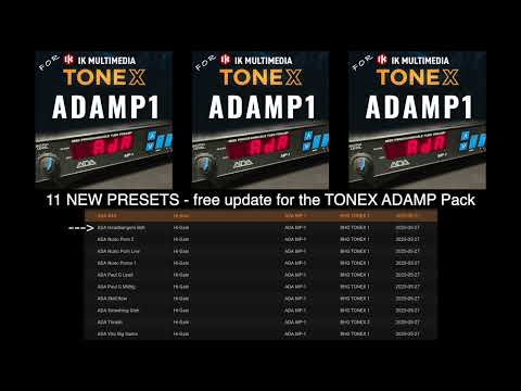 IK Multimedia Tonex ADAMP collection
